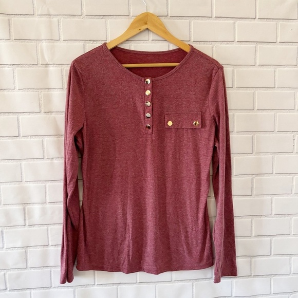 Long sleeve blouse Size Large 8/10 - Picture 1 of 9